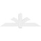 Ekena Millwork Redmond Architectural Grade PVC Gable Bracket, 72"W x 24"H x 4"D x 6"F, 8/12 Pitch GBP072X24X0406RED00 - alternate 2